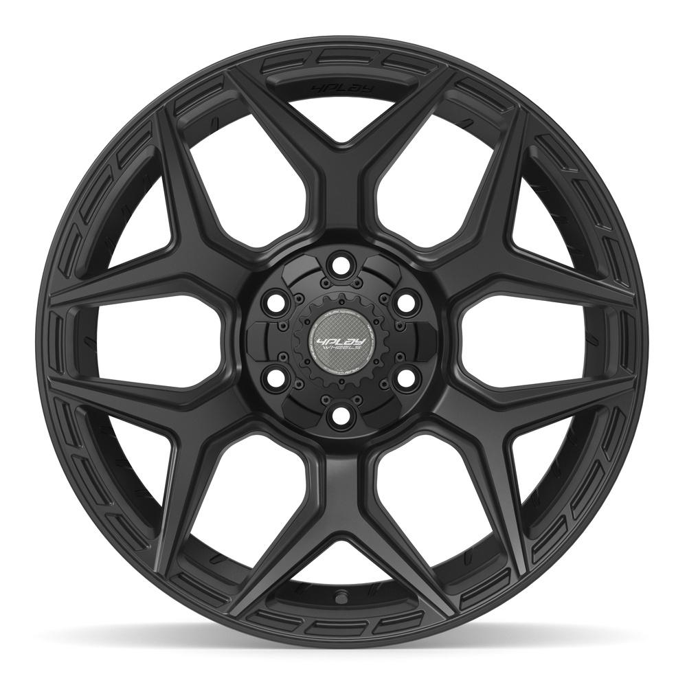 4PLAY 4P06 20x9 6x135 + 6x139.7 0et Satin Black Wheel - View 2