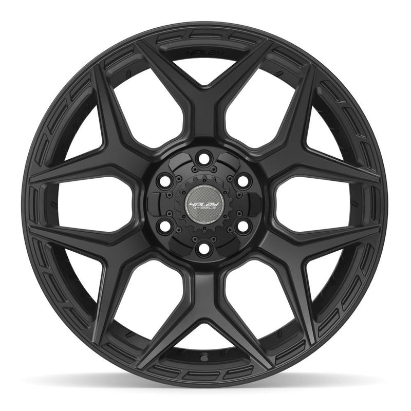 4PLAY 4P06 20x9 6x135 + 6x139.7 0et Satin Black Wheel - View 2