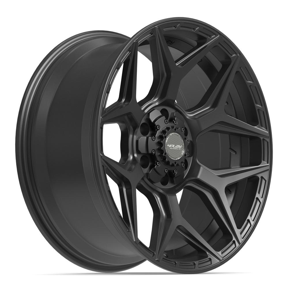 4PLAY 4P06 20x9 6x135 + 6x139.7 0et Satin Black Wheel - View 3