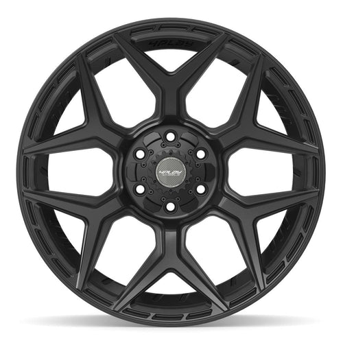 4PLAY 4P06 22x9 6x135 + 6x139.7 12et Satin Black Wheel - View 2