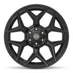 4PLAY 4P06 22x10 6x135 + 6x139.7 -18et Satin Black Wheel - View 2