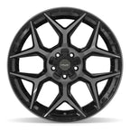 4PLAY 4P06 22x12 5x127 + 5x139.7 -44et Gloss Black Brushed with Tinted Clear Wheel - View 2