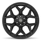 4PLAY 4P06 22x12 6x135 + 6x139.7 -44et Satin Black Wheel - View 2