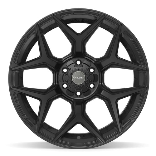 4PLAY 4P06 22x12 6x135 + 6x139.7 -44et Satin Black Wheel - View 2