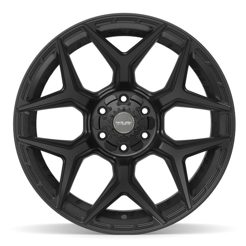 4PLAY 4P06 22x12 6x135 + 6x139.7 -44et Satin Black Wheel - View 2