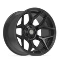 4PLAY 4P06 22x12 6x135 + 6x139.7 -44et Satin Black Wheel