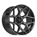 4PLAY 4P06 24x12 6x135 + 6x139.7 -44et Gloss Black Brushed with Tinted Clear Wheel