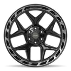 4PLAY 4P55 22x10 6x135 + 6x139.7 -18et Gloss Black Brushed with Tinted Clear Wheel - View 2