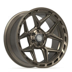 4PLAY 4P55 22x10 6x135 + 6x139.7 -18et Satin Bronze Wheel
