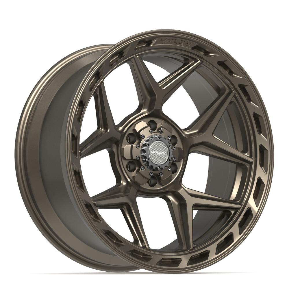 4PLAY 4P55 22x10 6x135 + 6x139.7 -18et Satin Bronze Wheel