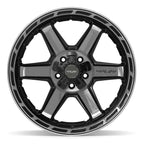 4PLAY 4P63 20x10 5x127 + 5x139.7 -18et Gloss Black Brushed with Tinted Clear Wheel - View 2