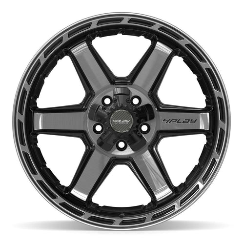 4PLAY 4P63 20x10 5x127 + 5x139.7 -18et Gloss Black Brushed with Tinted Clear Wheel - View 2