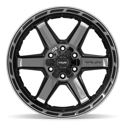 4PLAY 4P63 20x10 6x135 + 6x139.7 -18et Gloss Black Brushed with Tinted Clear Wheel - View 2