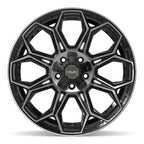 4PLAY 4P83 20x9 5x127 + 5x139.7 0et Gloss Black Brushed with Tinted Clear Wheel - View 2