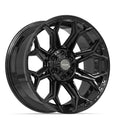 4PLAY 4P83 20x9 6x135 + 6x139.7 0et Gloss Black Wheel