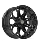 4PLAY 4P83 20x9 6x135 + 6x139.7 0et Gloss Black Wheel