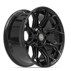 4PLAY 4P83 20x9 6x135 + 6x139.7 0et Gloss Black Wheel - View 3