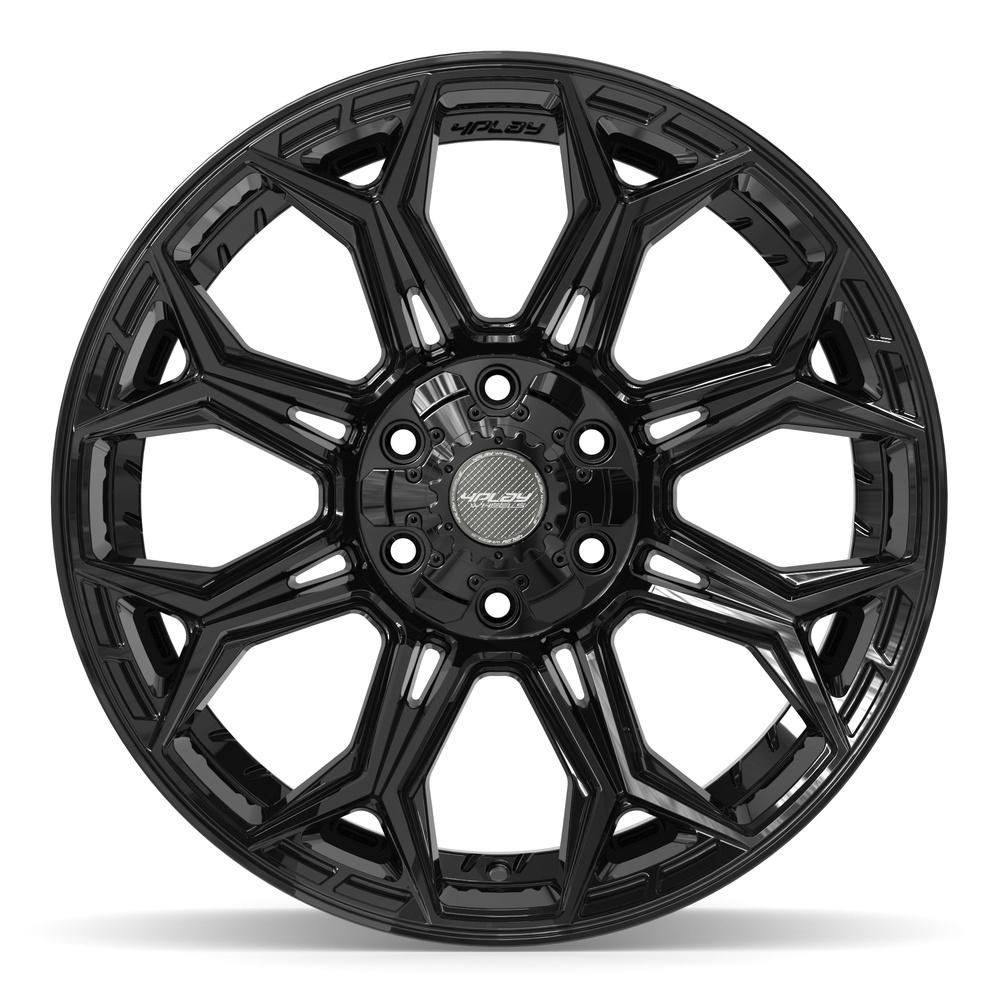 4PLAY 4P83 20x10 6x135 + 6x139.7 -18et Gloss Black Wheel - View 2