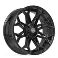 4PLAY 4P83 22x9 6x135 + 6x139.7 12et Gloss Black Wheel
