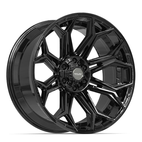 4PLAY 4P83 22x10 6x135 + 6x139.7 -18et Gloss Black Wheel