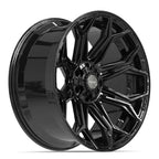 4PLAY 4P83 22x10 6x135 + 6x139.7 -18et Gloss Black Wheel - View 3