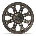 4PLAY 4P83 22x10 6x135 + 6x139.7 -18et Satin Bronze Wheel - View 2