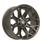 4PLAY 4P83 22x10 6x135 + 6x139.7 -18et Satin Bronze Wheel