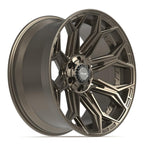 4PLAY 4P83 22x10 6x135 + 6x139.7 -18et Satin Bronze Wheel - View 3