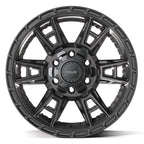 4PLAY 4PS20 17x9 6x135 + 6x139.7 18et Satin Black Wheel - View 2
