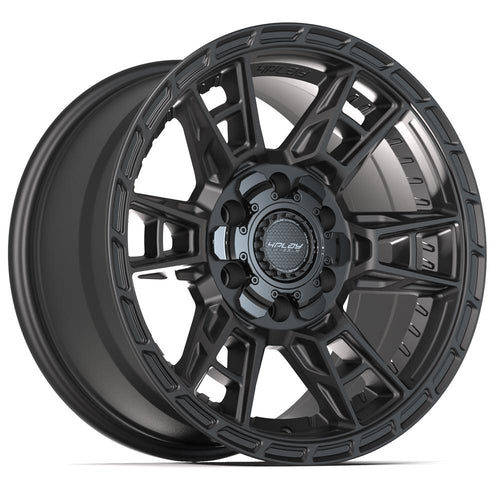 4PLAY 4PS20 17x9 6x135 + 6x139.7 18et Satin Black Wheel