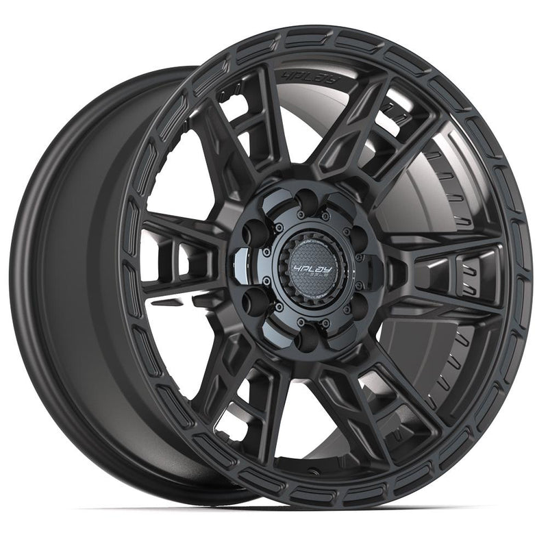 4PLAY 4PS20 17x9 6x135 + 6x139.7 18et Satin Black Wheel