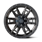 4PLAY 4PS20 18x8 5x108 + 5x110 38et Satin Black Wheel - View 2