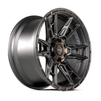 4PLAY 4PS20 18x8 5x108 + 5x110 38et Satin Black Wheel
