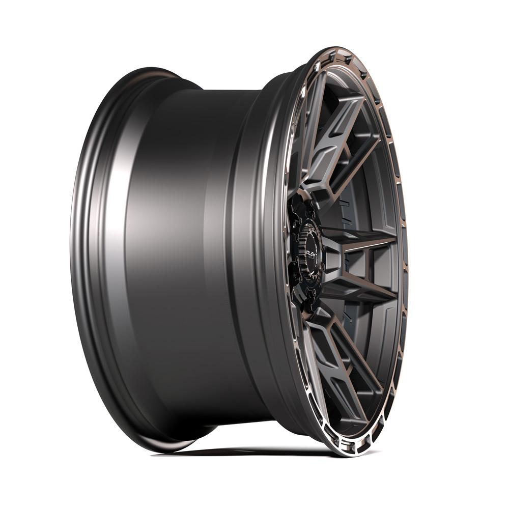 4PLAY 4PS20 18x8 5x112 + 5x114.3 38et Satin Black Wheel - View 3