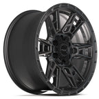 4PLAY 4PS20 18x9 6x135 + 6x139.7 18et Satin Black Wheel - View 3