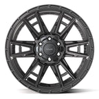 4PLAY 4PS20 20x9 6x135 + 6x139.7 18et Satin Black Wheel - View 2
