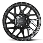 4PLAY 4PS28 18x9 6x135 + 6x139.7 18et Gloss Black Brushed with Tinted Clear Wheel - View 2