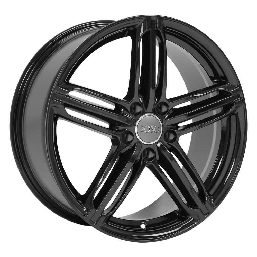 OE Wheels AU12 18x8 5x112 45et Gloss Black Wheel SS: 8525926 - View 3