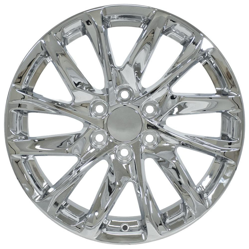 OE Wheels CA90 20x9 6x139.7 28et Chrome Wheel SS: 9513545 - View 2