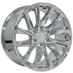 OE Wheels CA90 20x9 6x139.7 28et Chrome Wheel SS: 9513545 - View 3