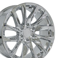 OE Wheels CA90 20x9 6x139.7 28et Chrome Wheel SS: 9513545