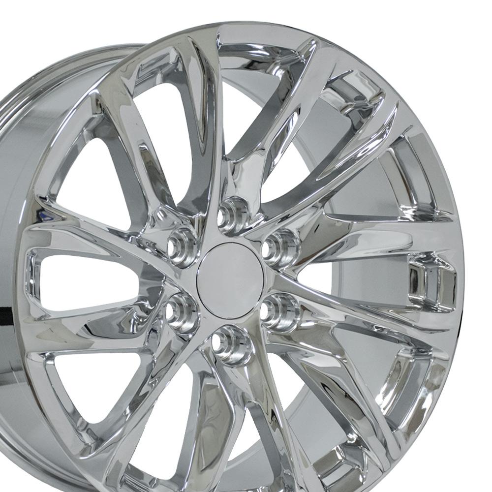 OE Wheels CA90 20x9 6x139.7 28et Chrome Wheel SS: 9513545