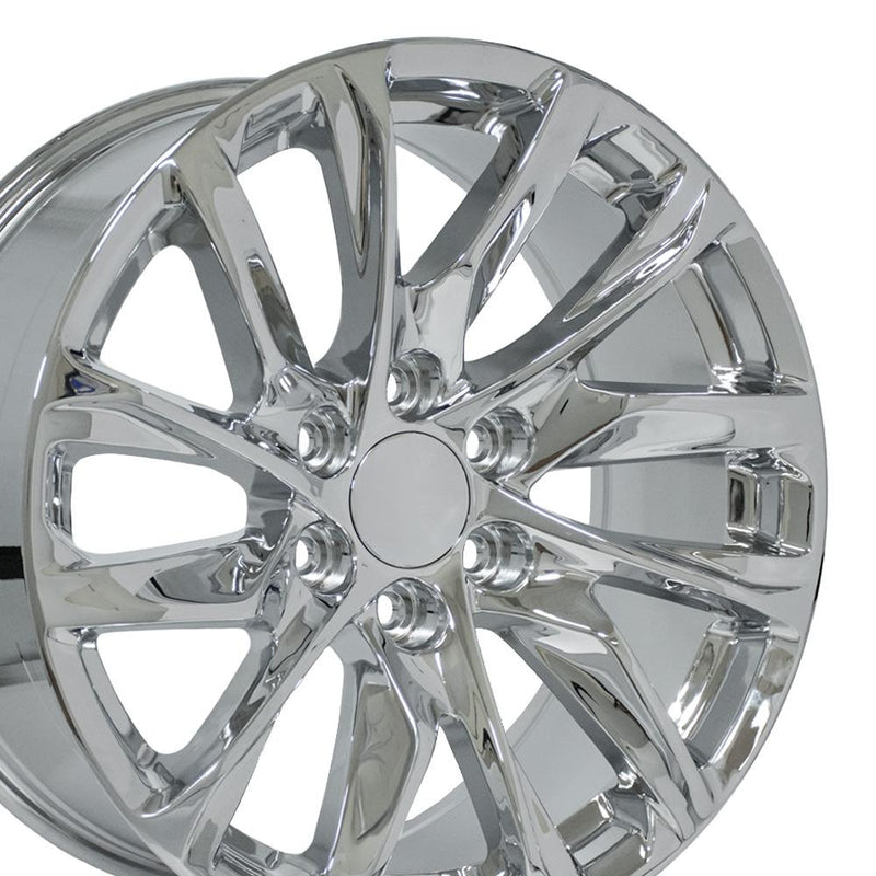 OE Wheels CA90 20x9 6x139.7 28et Chrome Wheel SS: 9513545
