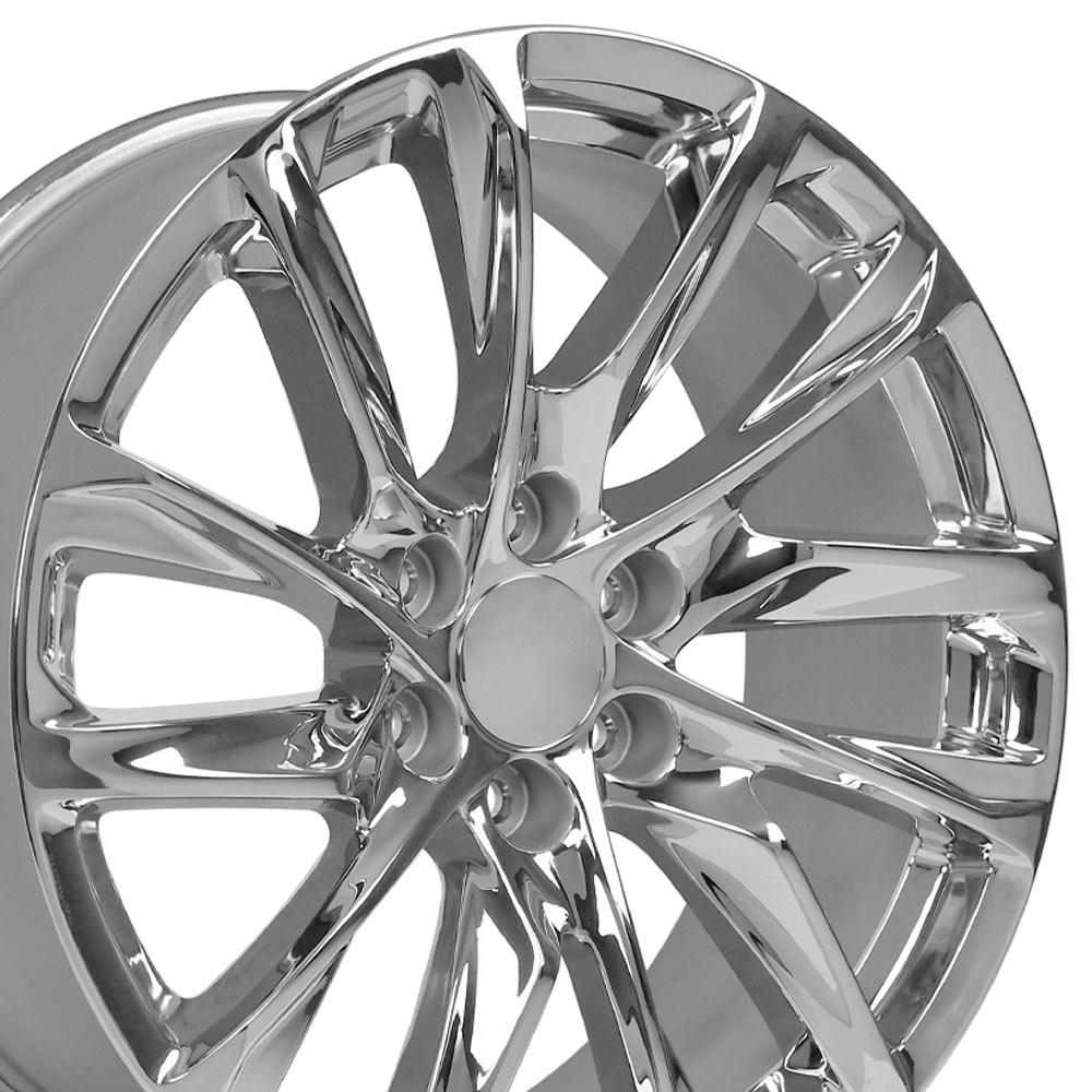 OE Wheels CA90 22x9 6x139.7 28et Chrome Wheel SS: 9511088