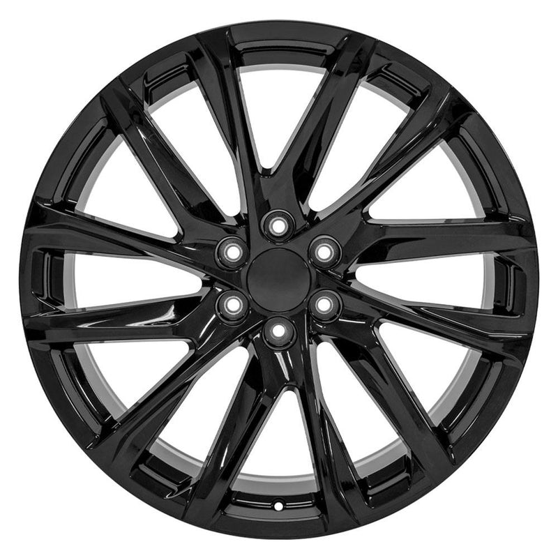OE Wheels CA90 24x10 6x139.7 28et Gloss Black Wheel - View 2