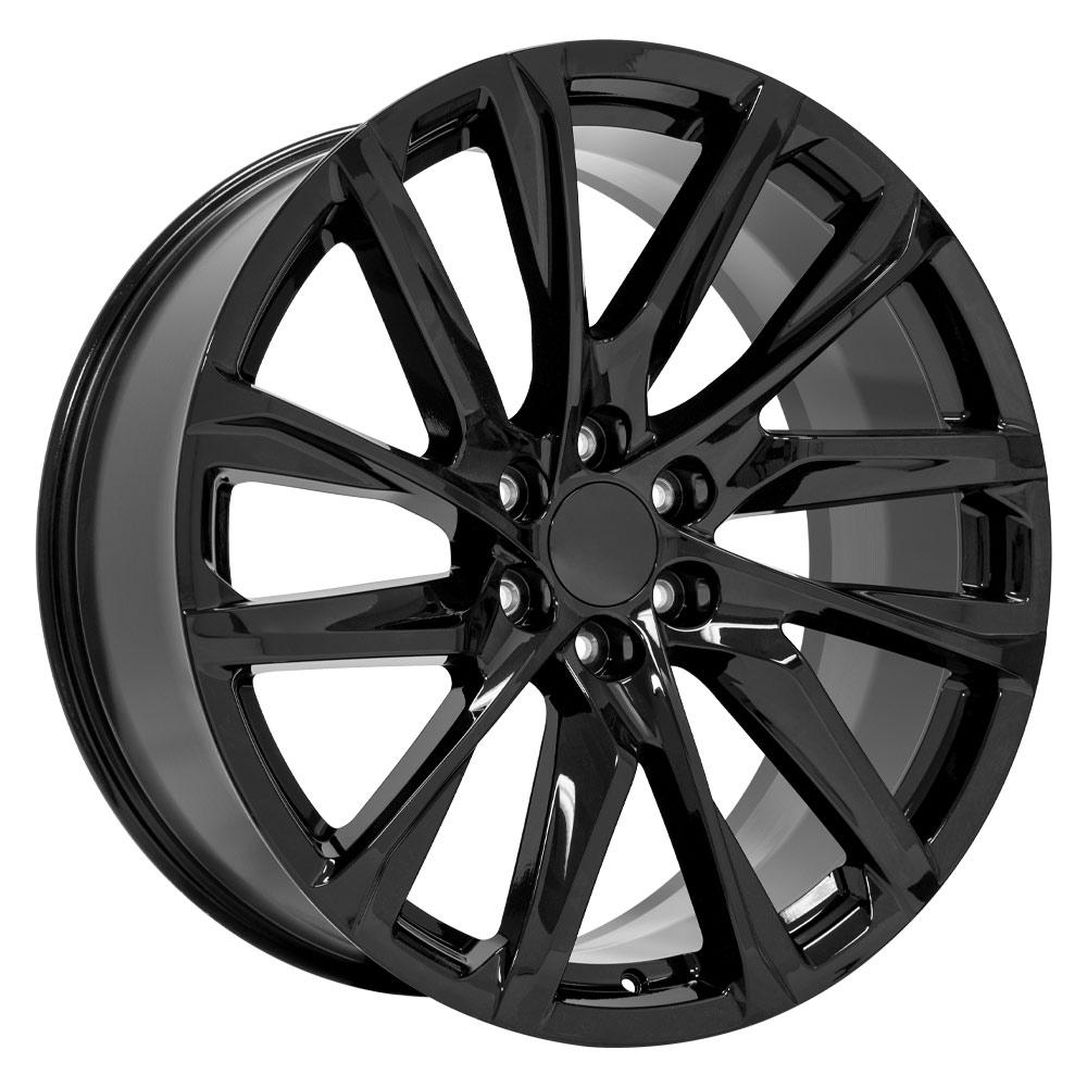 OE Wheels CA90 24x10 6x139.7 28et Gloss Black Wheel - View 3