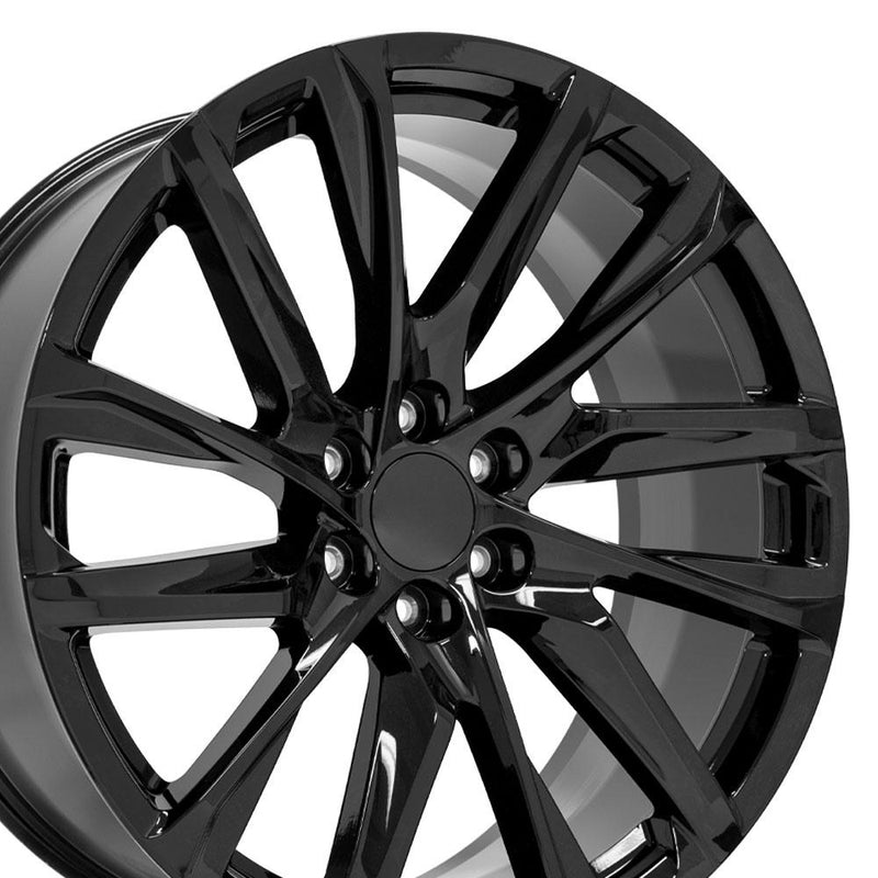 OE Wheels CA90 24x10 6x139.7 28et Gloss Black Wheel