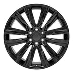 OE Wheels CA91 24x10 6x139.7 28et Gloss Black Wheel - View 2