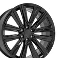 OE Wheels CA91 24x10 6x139.7 28et Gloss Black Wheel