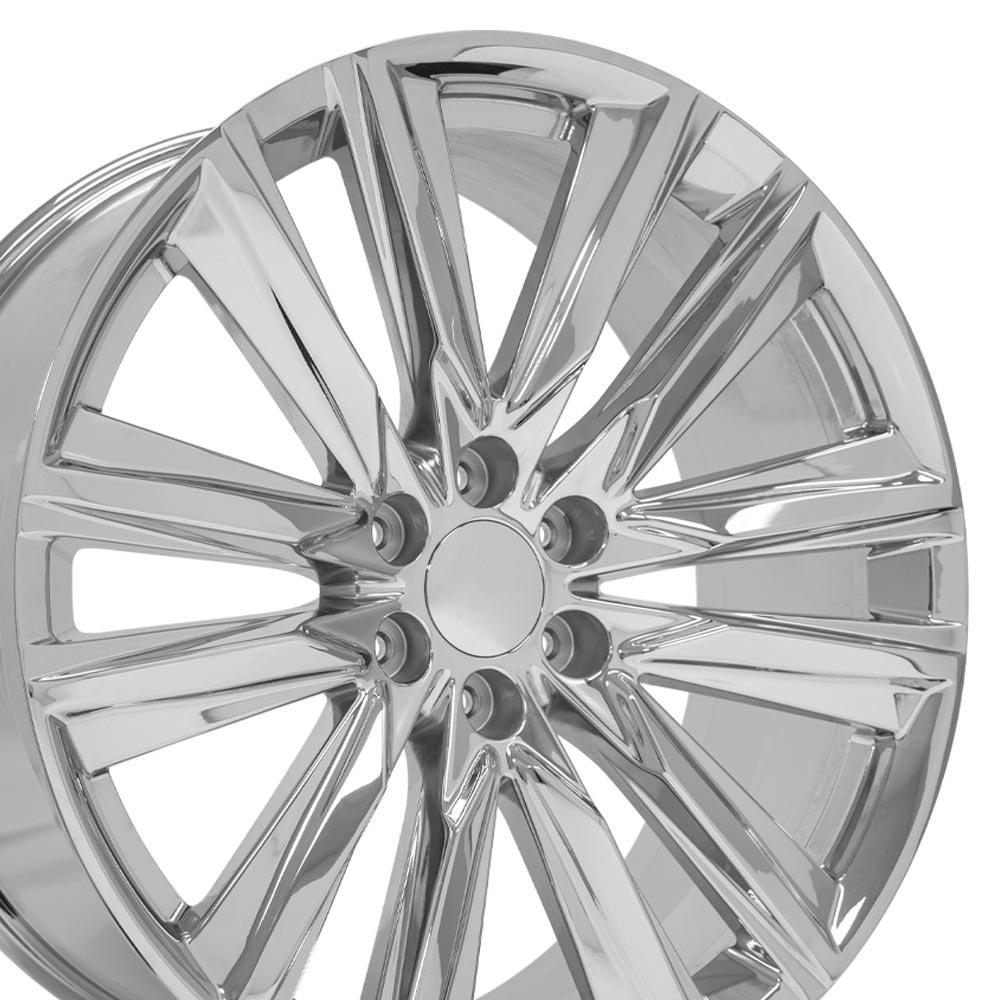 OE Wheels CA91 24x10 6x139.7 31et Chrome Wheel